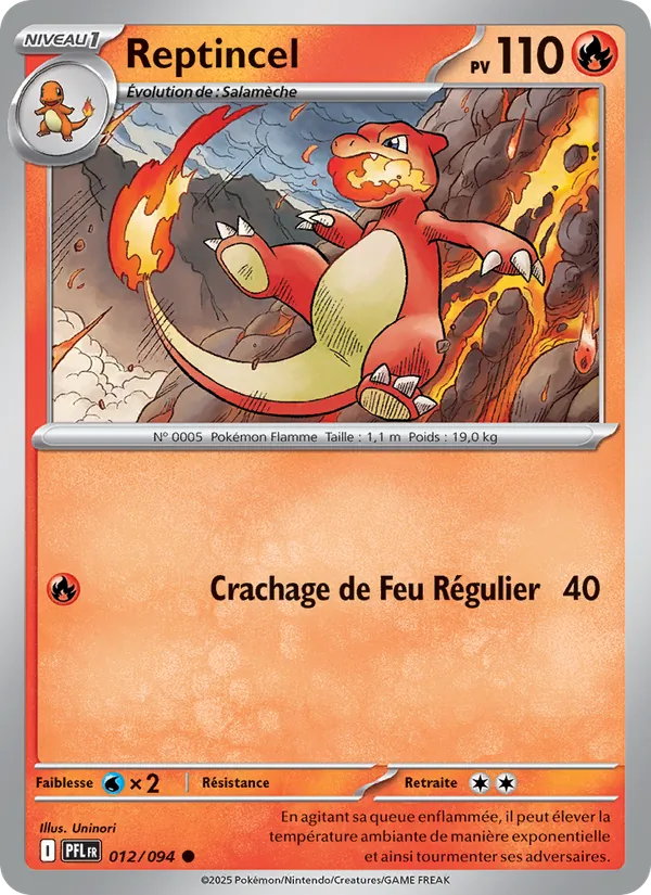 Carte Reptincel 012/094 – Flammes Fantasmagoriques