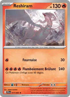 Carte Reshiram 017/094 – Flammes Fantasmagoriques
