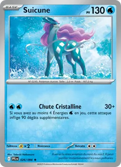 Carte Suicune 026/094 – Flammes Fantasmagoriques
