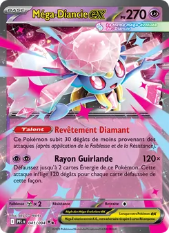 Carte Méga-Diancie-ex 041/094 – Flammes Fantasmagoriques