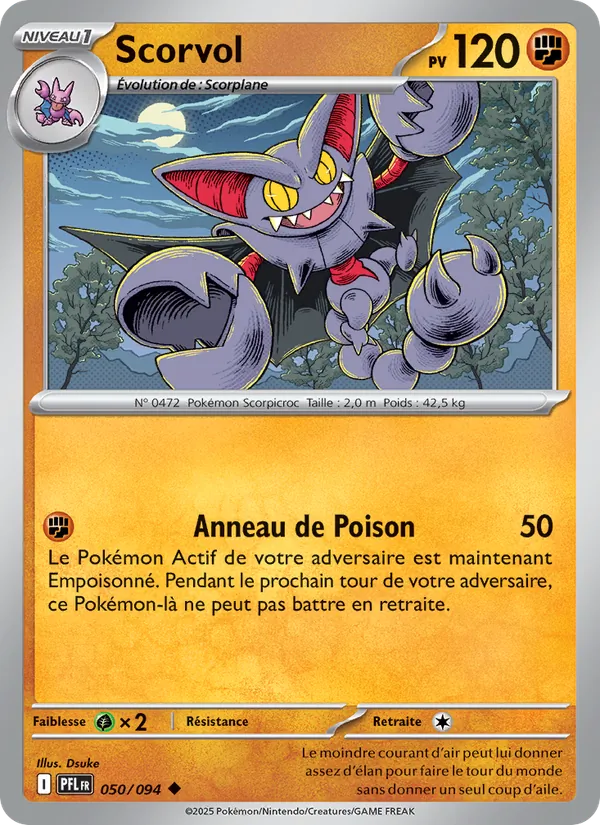 Carte Scorvol 050/094 – Flammes Fantasmagoriques