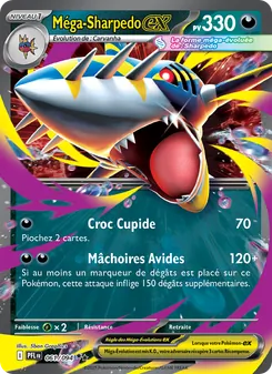 Carte Méga-Sharpedo-ex 061/094 – Flammes Fantasmagoriques