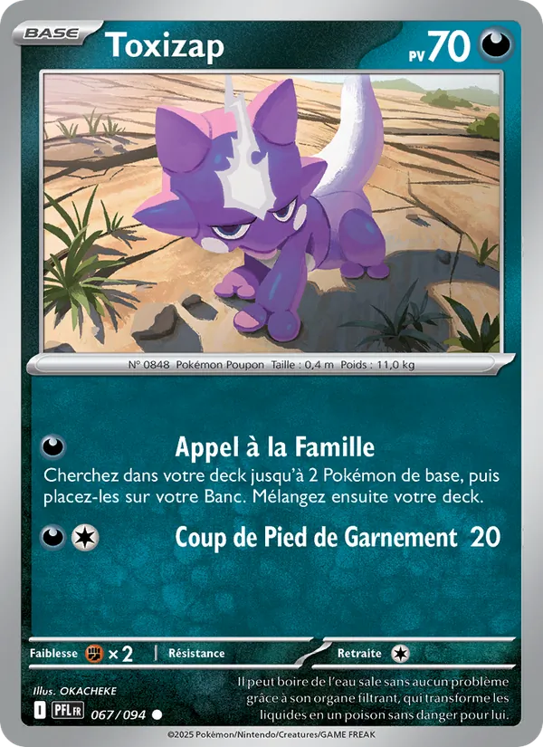 Carte Toxizap 067/094 – Flammes Fantasmagoriques