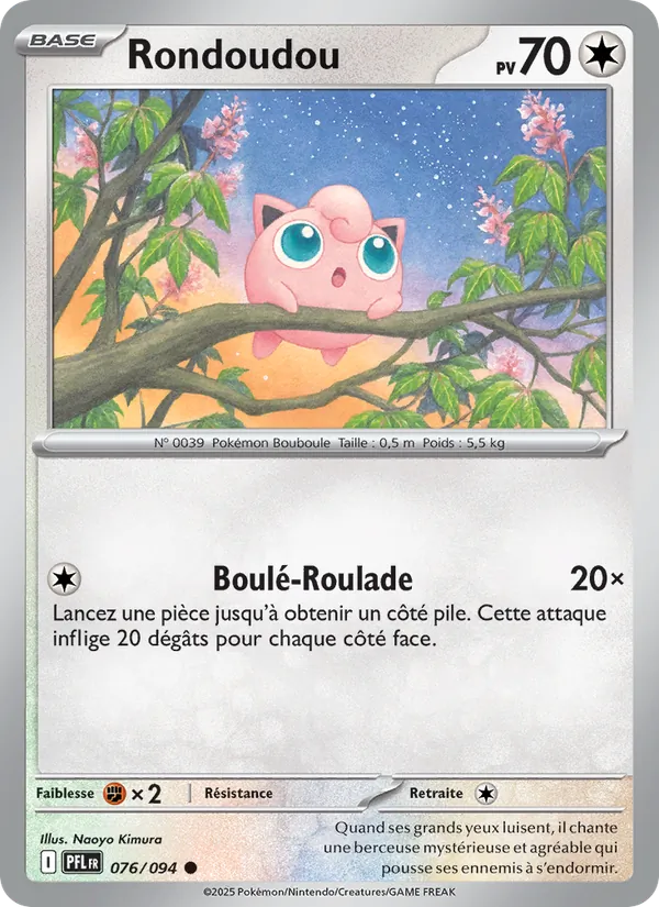 Carte Rondoudou 076/094 – Flammes Fantasmagoriques