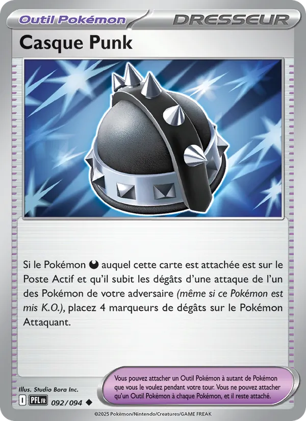 Carte Casque Punk 092/094 – Flammes Fantasmagoriques