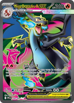 Carte Méga-Dracaufeu X-ex 109/094 – Flammes Fantasmagoriques