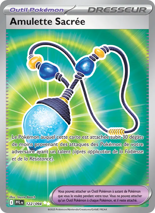 Carte Amulette Sacrée 122/094 – Flammes Fantasmagoriques
