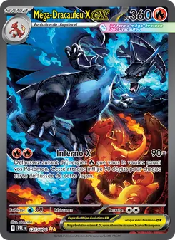 Carte Méga-Dracaufeu X-ex 125/094 – Flammes Fantasmagoriques
