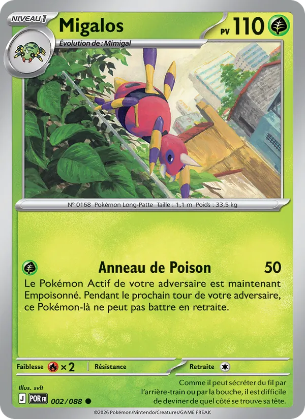 Carte Migalos 002/088 – Équilibre Parfait