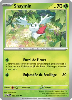 Carte Shaymin 003/088 – Équilibre Parfait