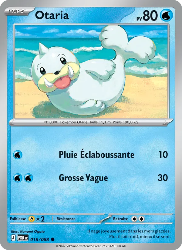 Carte Otaria 018/088 – Équilibre Parfait