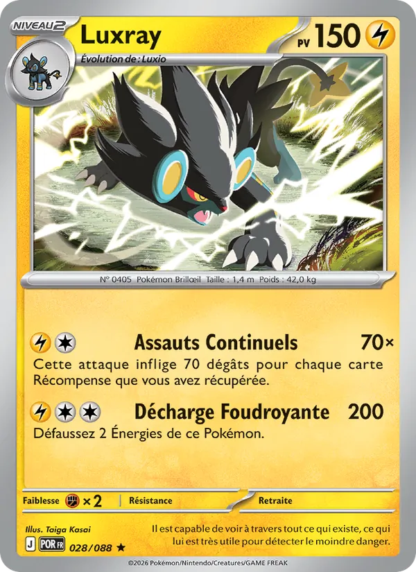 Carte Luxray 028/088 – Équilibre Parfait
