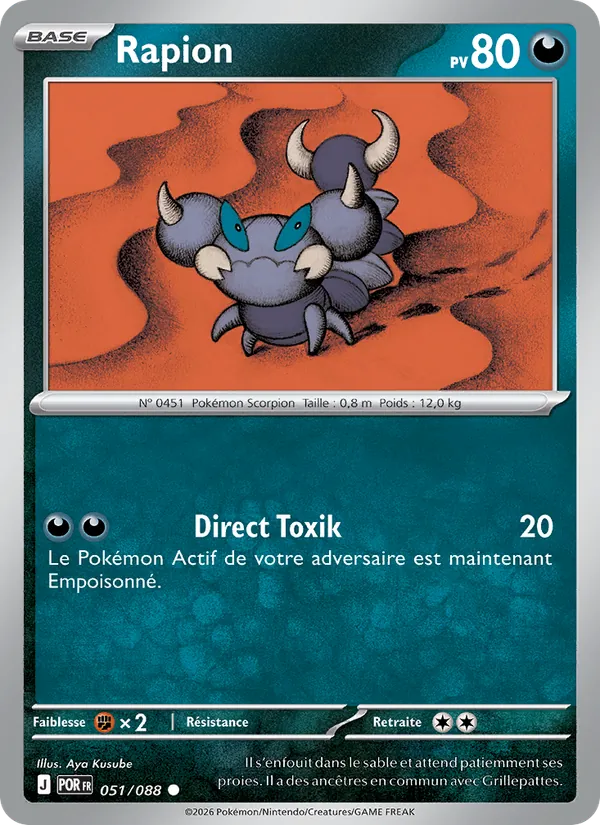 Carte Rapion 051/088 – Équilibre Parfait
