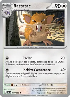 Carte Rattatac 061/088 – Équilibre Parfait