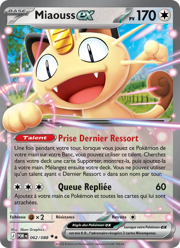 Carte Miaouss-ex 062/088 – Équilibre Parfait