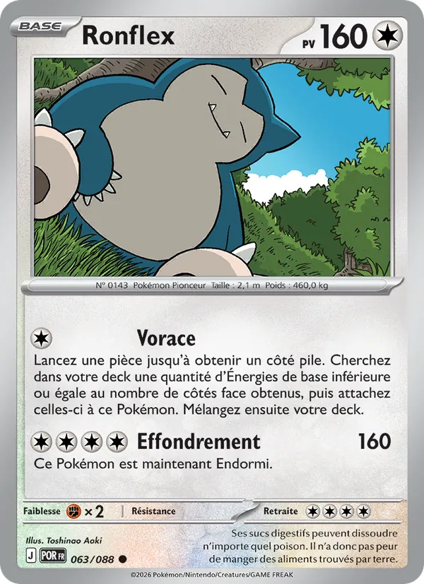 Carte Ronflex 063/088 – Équilibre Parfait
