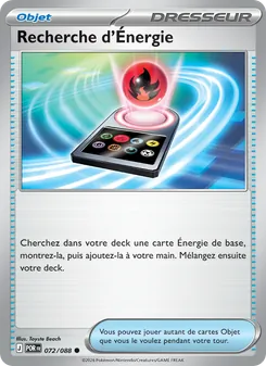 Carte Recherche d'Énergie 072/088 – Équilibre Parfait