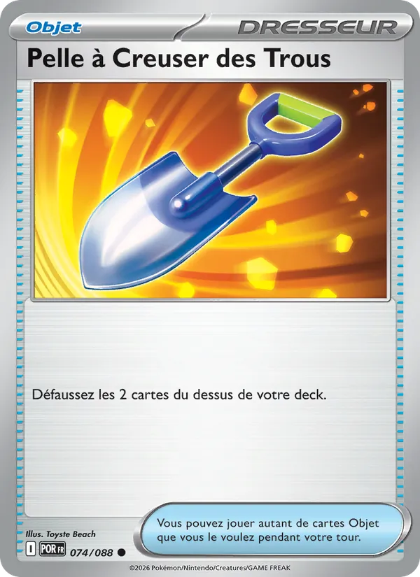 Carte Pelle à Creuser des Trous 074/088 – Équilibre Parfait
