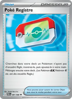 Carte Poké Registre 081/088 – Équilibre Parfait