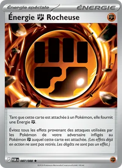 Carte Énergie Combat Rocheuse 087/088 – Équilibre Parfait