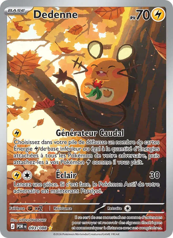 Carte Dedenne 093/088 – Équilibre Parfait