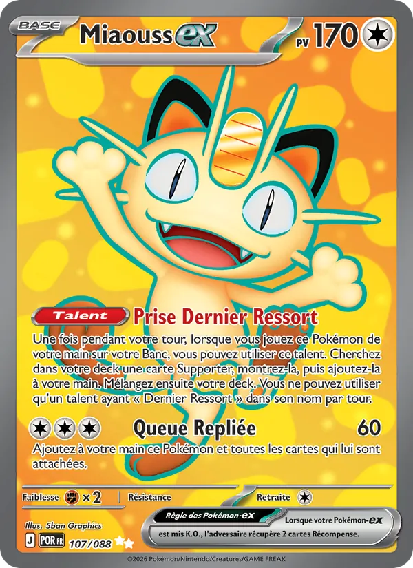 Carte Miaouss-ex 107/088 – Équilibre Parfait