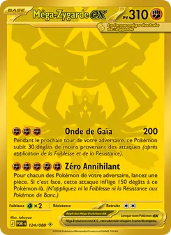 Carte Méga-Zygarde-ex 124/088 – Équilibre Parfait