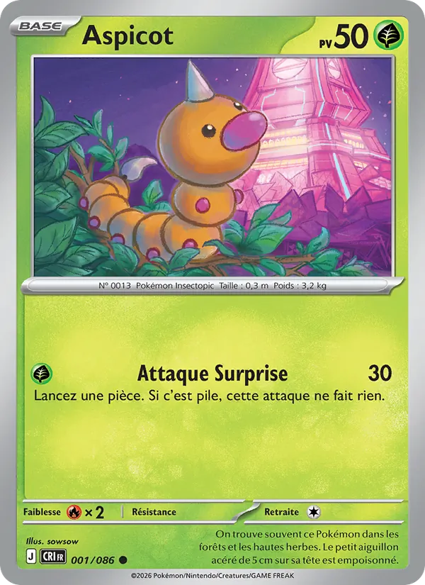 Carte Aspicot 001/086 – Chaos Ascendant