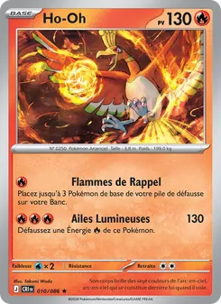 Carte Ho-Oh 010/086 – Chaos Ascendant