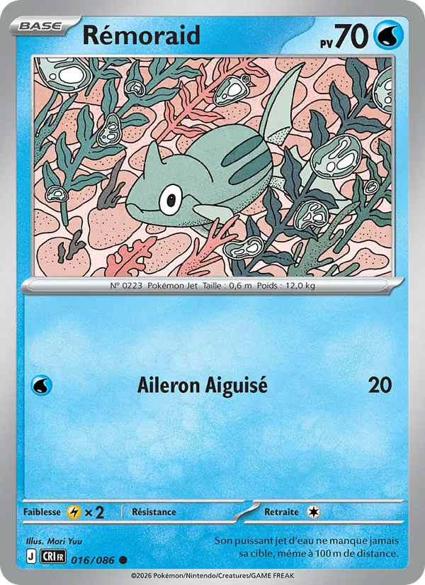 Carte Rémoraid 016/086 – Chaos Ascendant