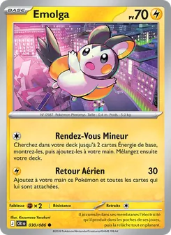 Carte Emolga 030/086 – Chaos Ascendant