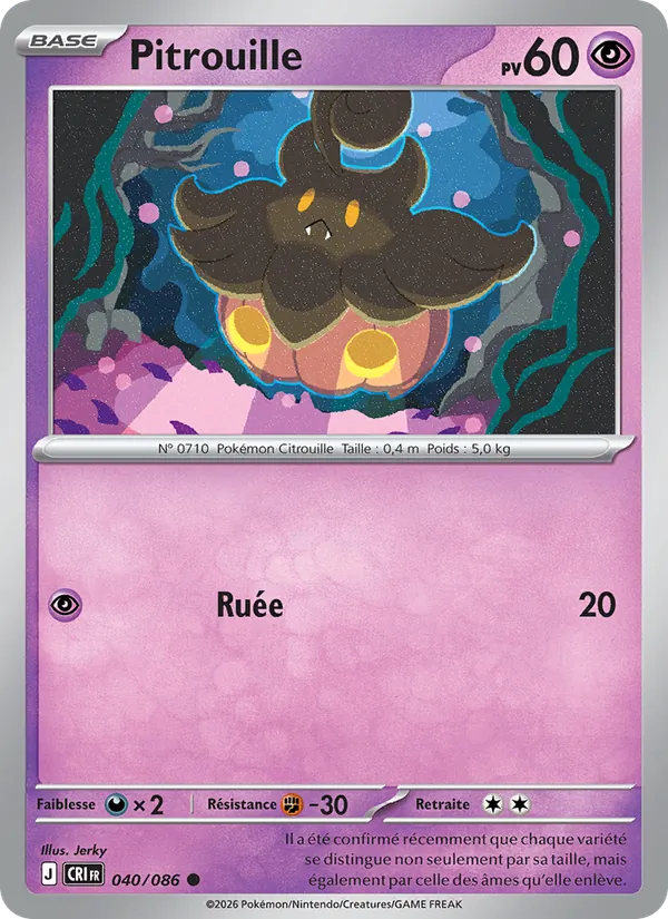Carte Pitrouille 040/086 – Chaos Ascendant