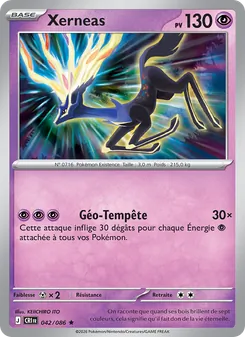 Carte Xerneas 042/086 – Chaos Ascendant