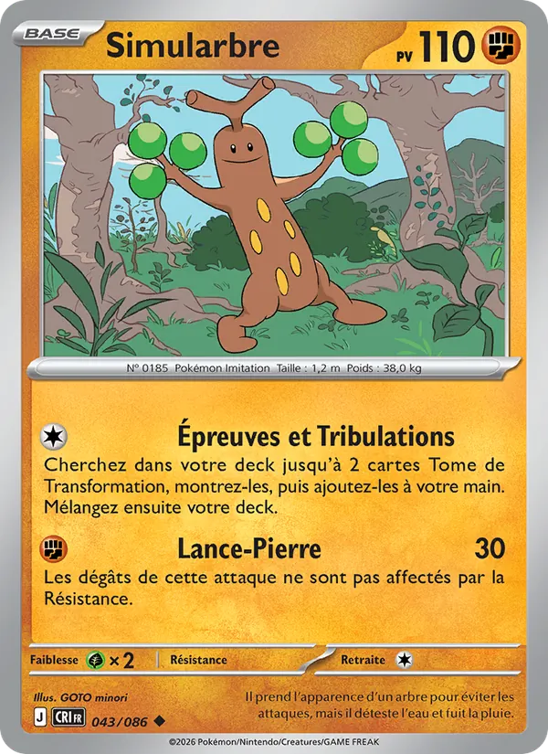 Carte Simularbre 043/086 – Chaos Ascendant