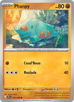 Carte Phanpy 044/086 – Chaos Ascendant
