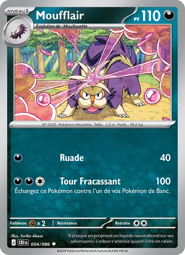 Carte Moufflair 054/086 – Chaos Ascendant