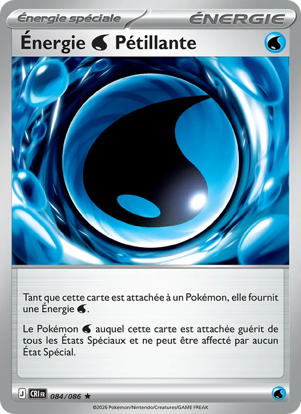 Carte Énergie Eau Pétillante 084/086 – Chaos Ascendant