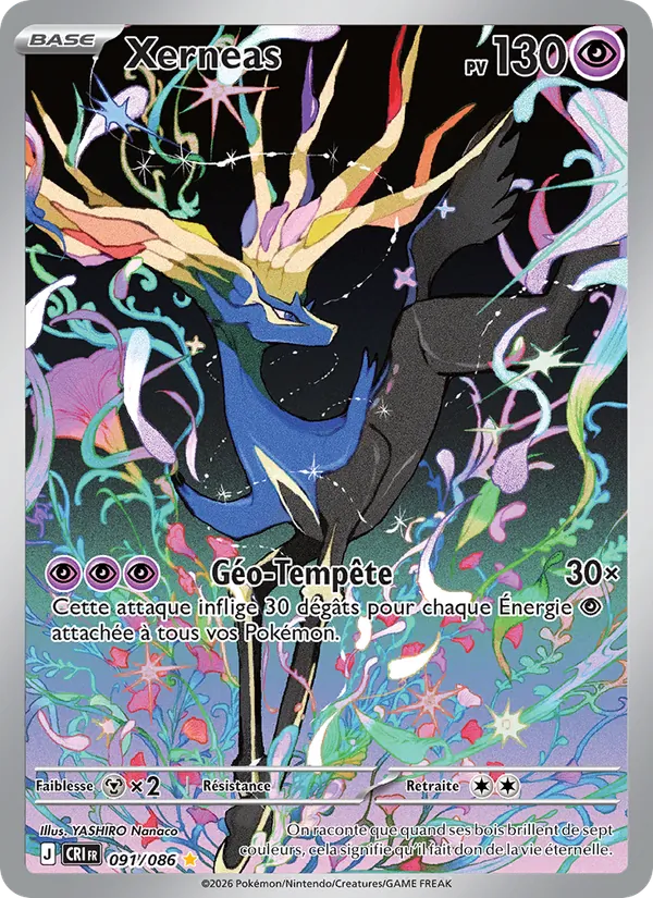 Carte Xerneas 091/086 – Chaos Ascendant