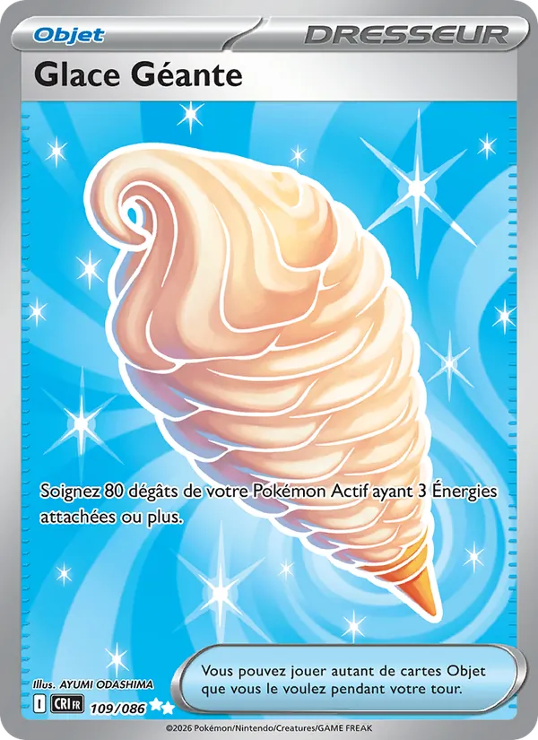 Carte Glace Géante 109/086 – Chaos Ascendant