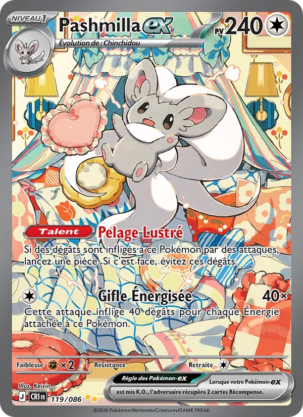 Carte Pashmilla-ex 119/086 – Chaos Ascendant