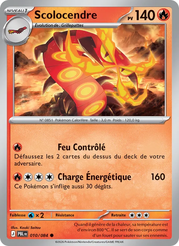 Carte Scolocendre 010/084 – Nuit Noire