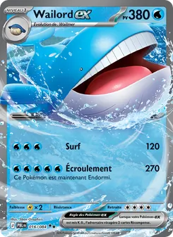 Carte Wailord-ex 016/084 – Nuit Noire