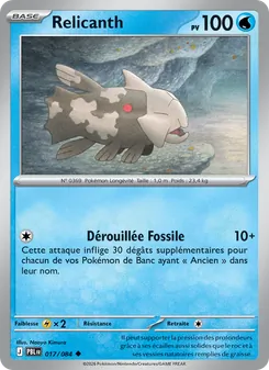 Carte Relicanth 017/084 – Nuit Noire