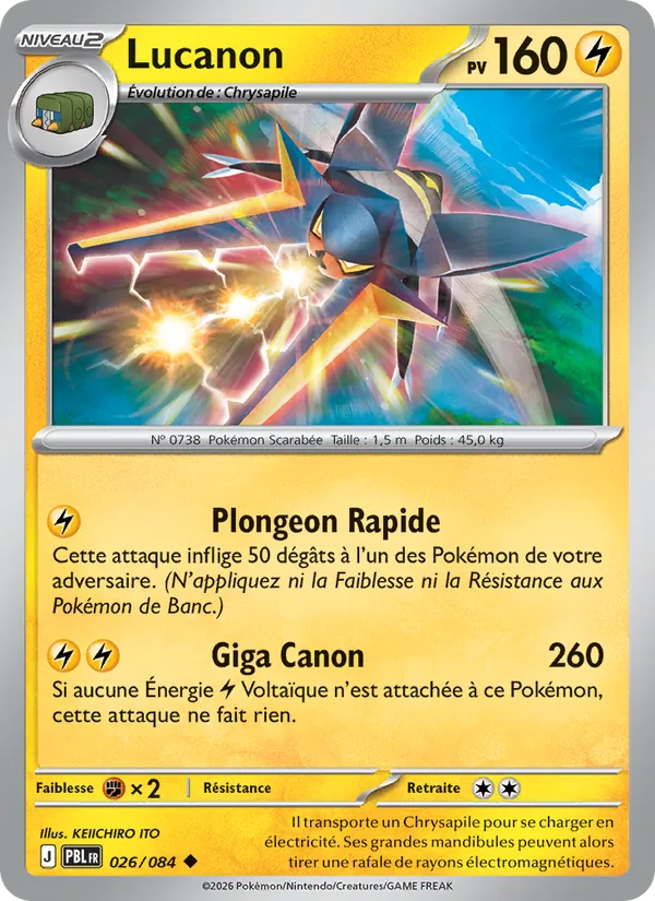 Carte Lucanon 026/084 – Nuit Noire