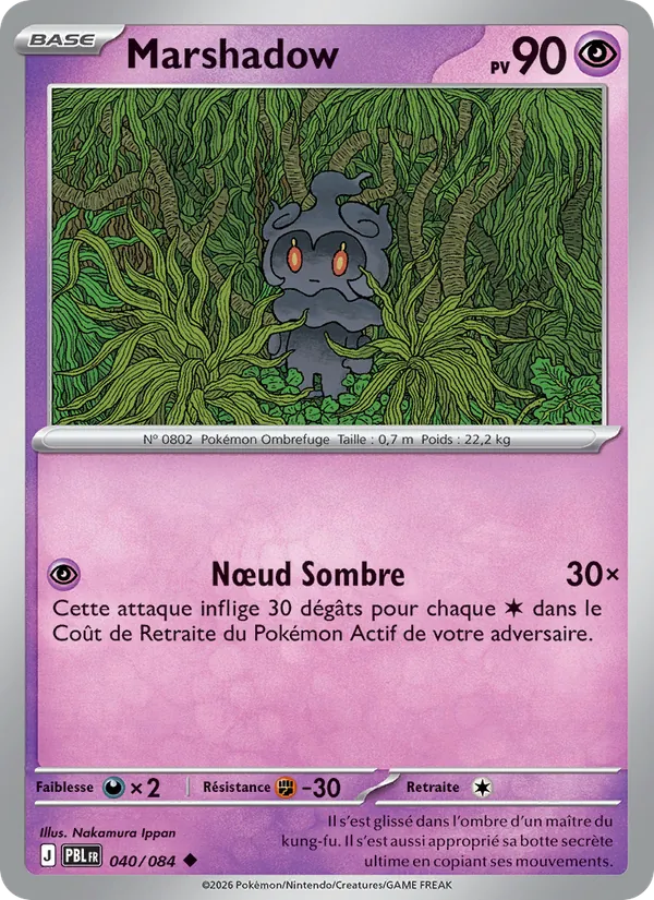 Carte Marshadow 040/084 – Nuit Noire