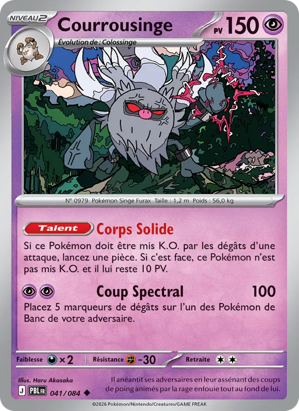 Carte Courrousinge 041/084 – Nuit Noire