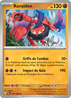 Carte Koraidon 047/084 – Nuit Noire
