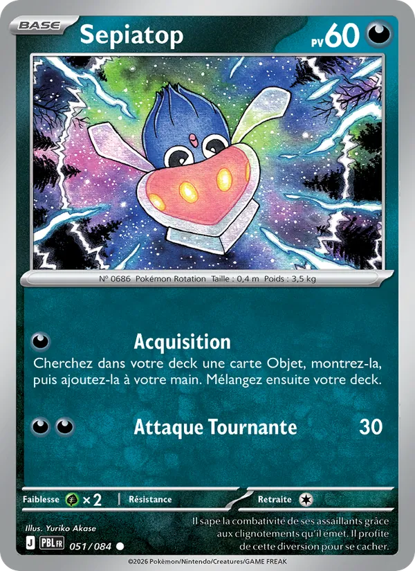 Carte Sepiatop 051/084 – Nuit Noire
