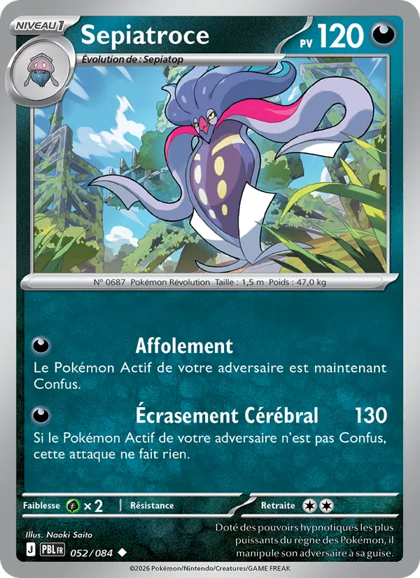 Carte Sepiatroce 052/084 – Nuit Noire