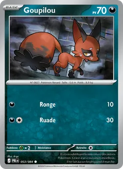 Carte Goupilou 053/084 – Nuit Noire